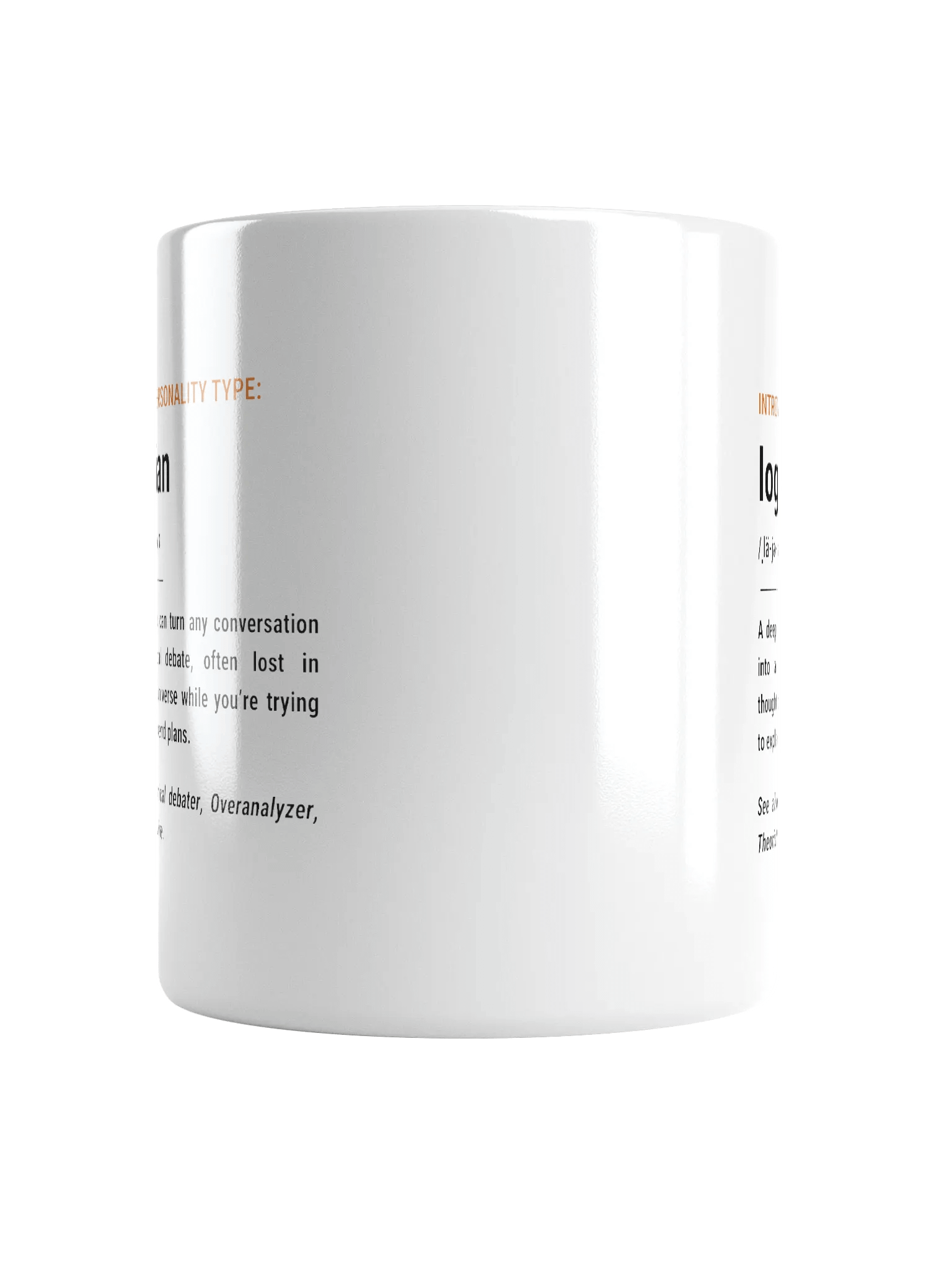 Introverted Personality Type: Logician Mug product image (6)