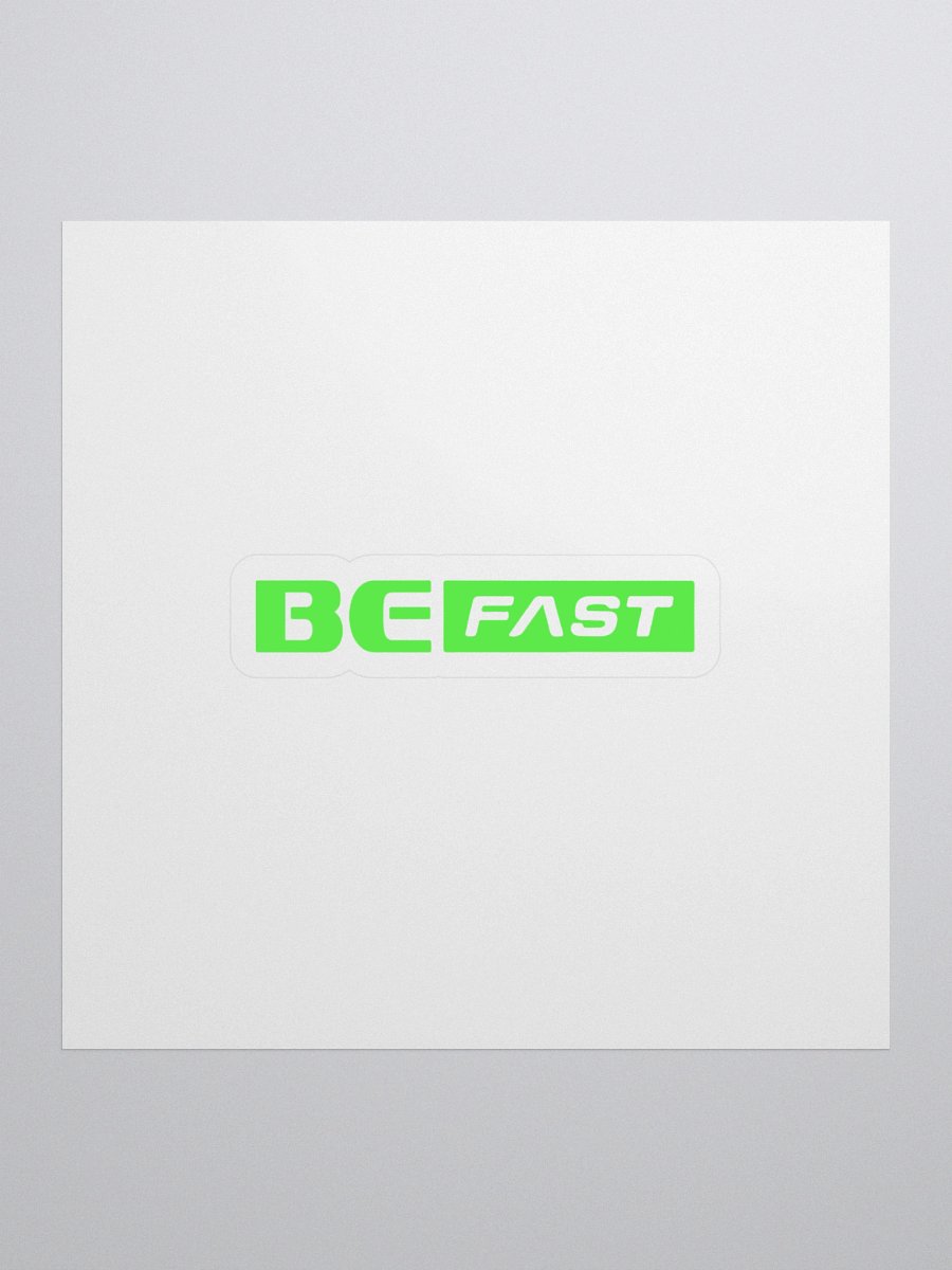 🟩 BEFAST Sticker – Green Edition product image (1)