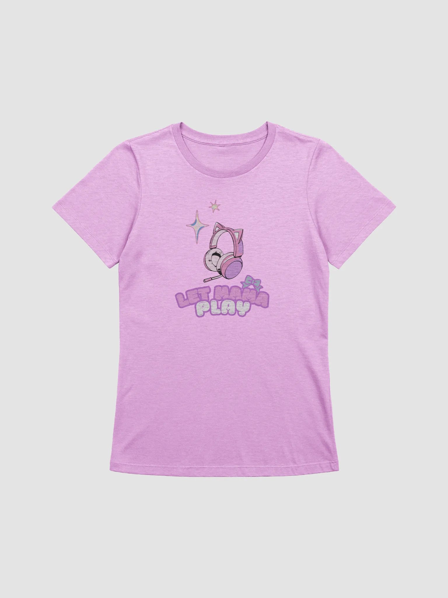 Let Mama Play Cozy Tee (Let Mama Play Tee – Gamer Girl Magic Unlocked 🎧💜) product image (1)
