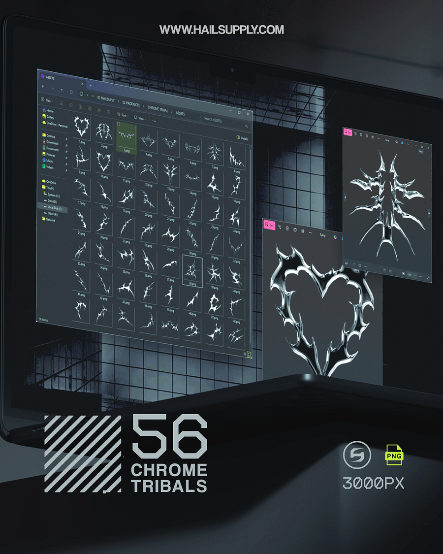 FREE 56 METAL CHROME TRIBAL product image (4)