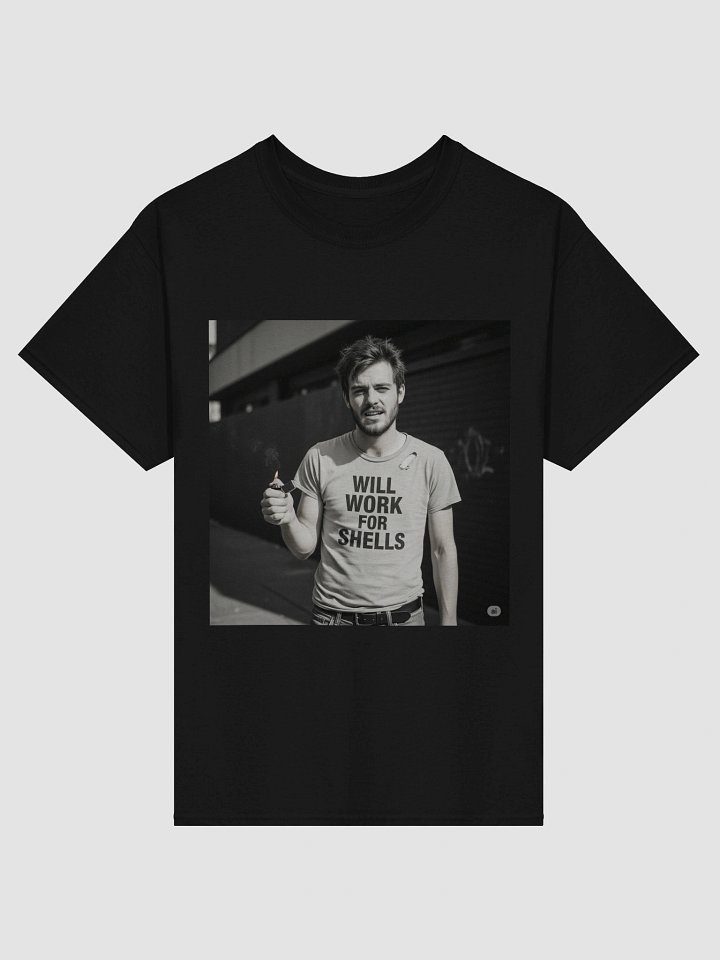 Will Work for Shells Tshirt product image (1)