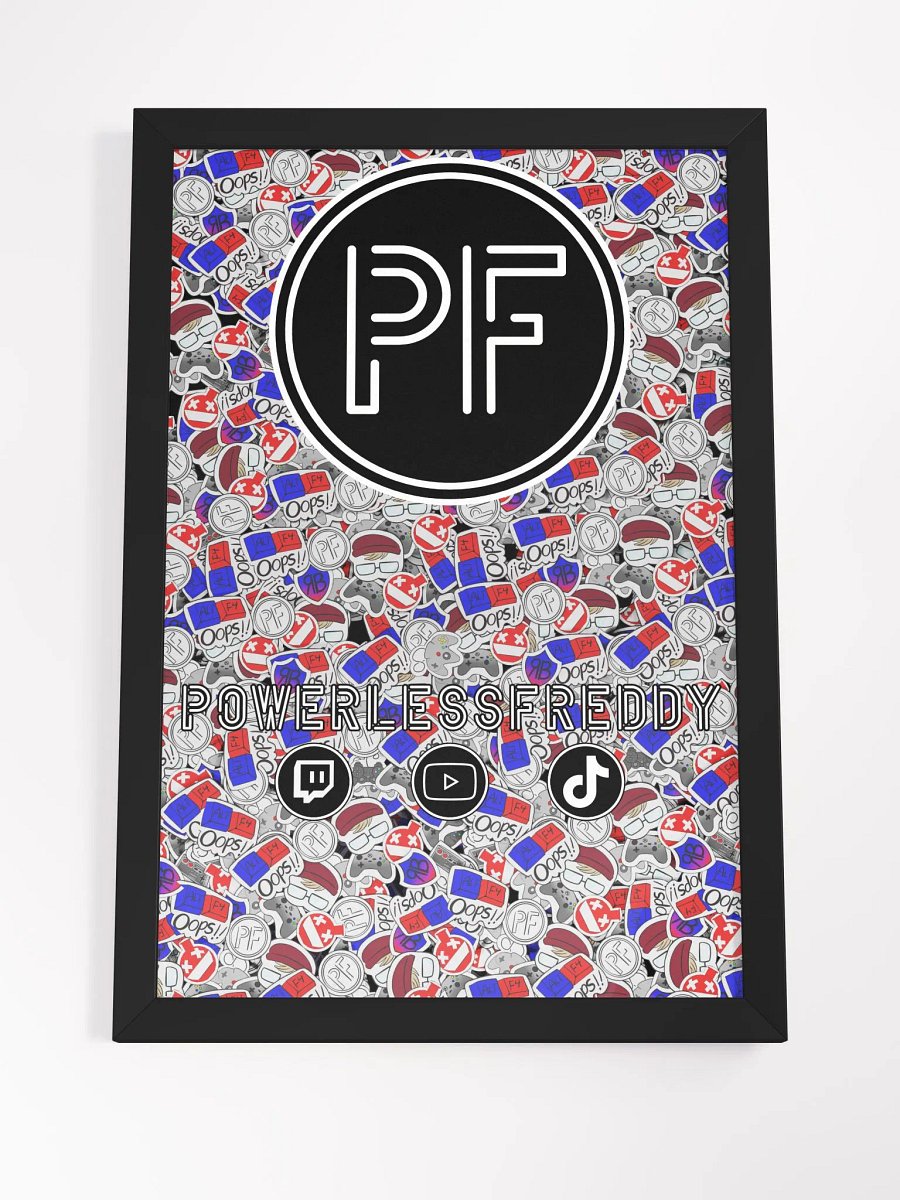 Sticker-Bomb Framed Poster product image (4)