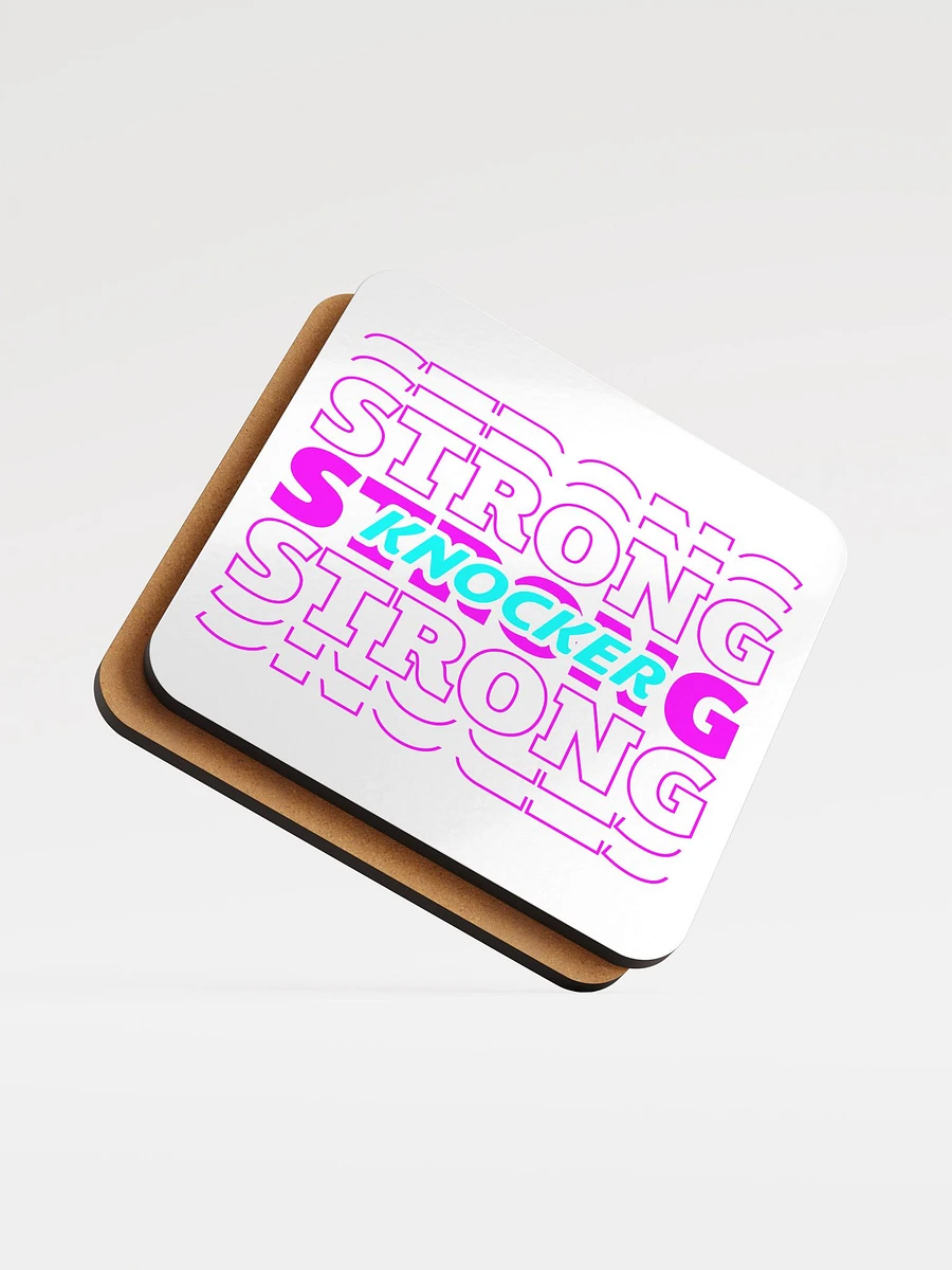KNOCKER STRONG GLOSSED CORK COASTER product image (5)