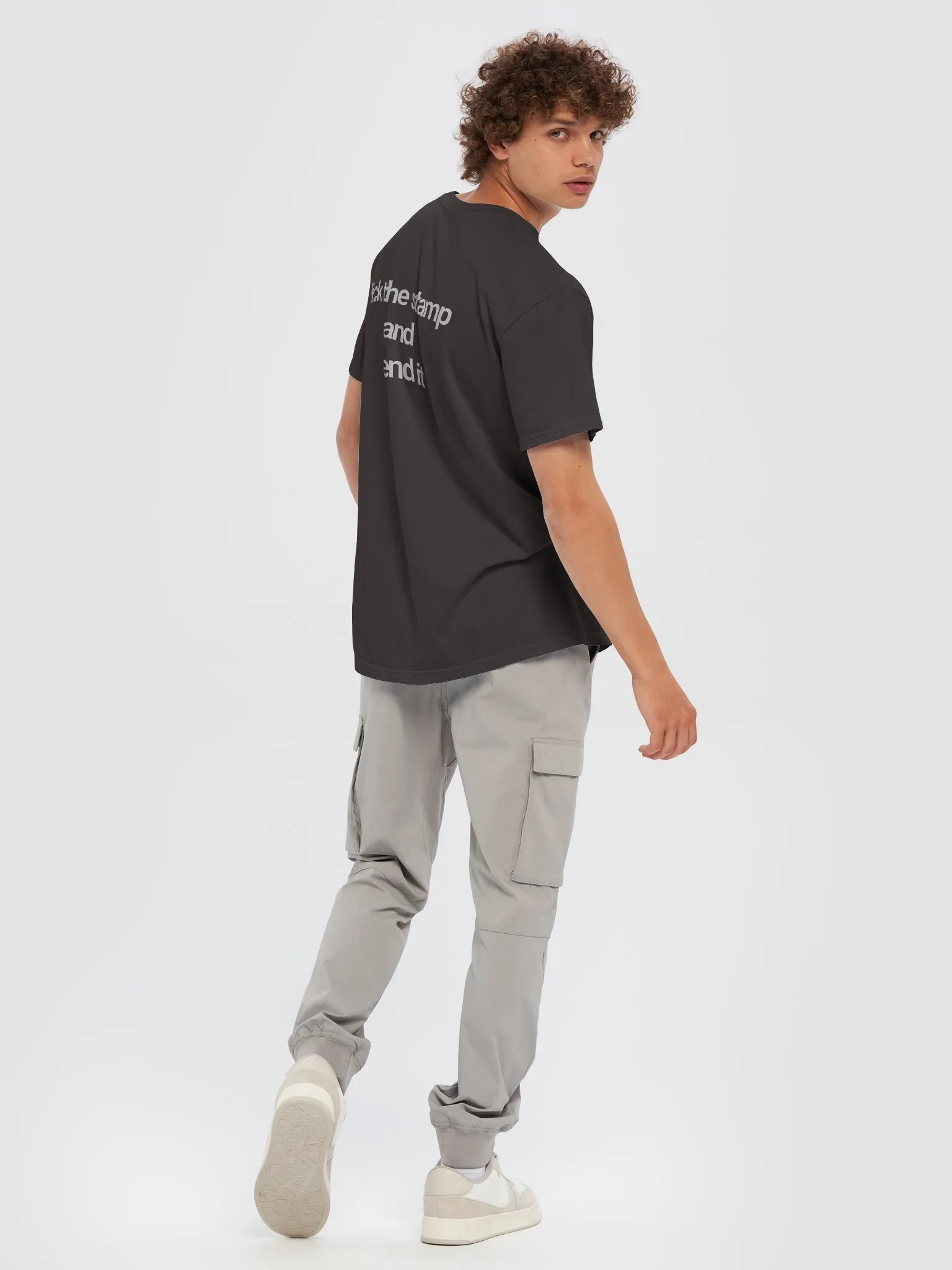 lick the stamp and send it t-shirt - 100% cotton product image (9)