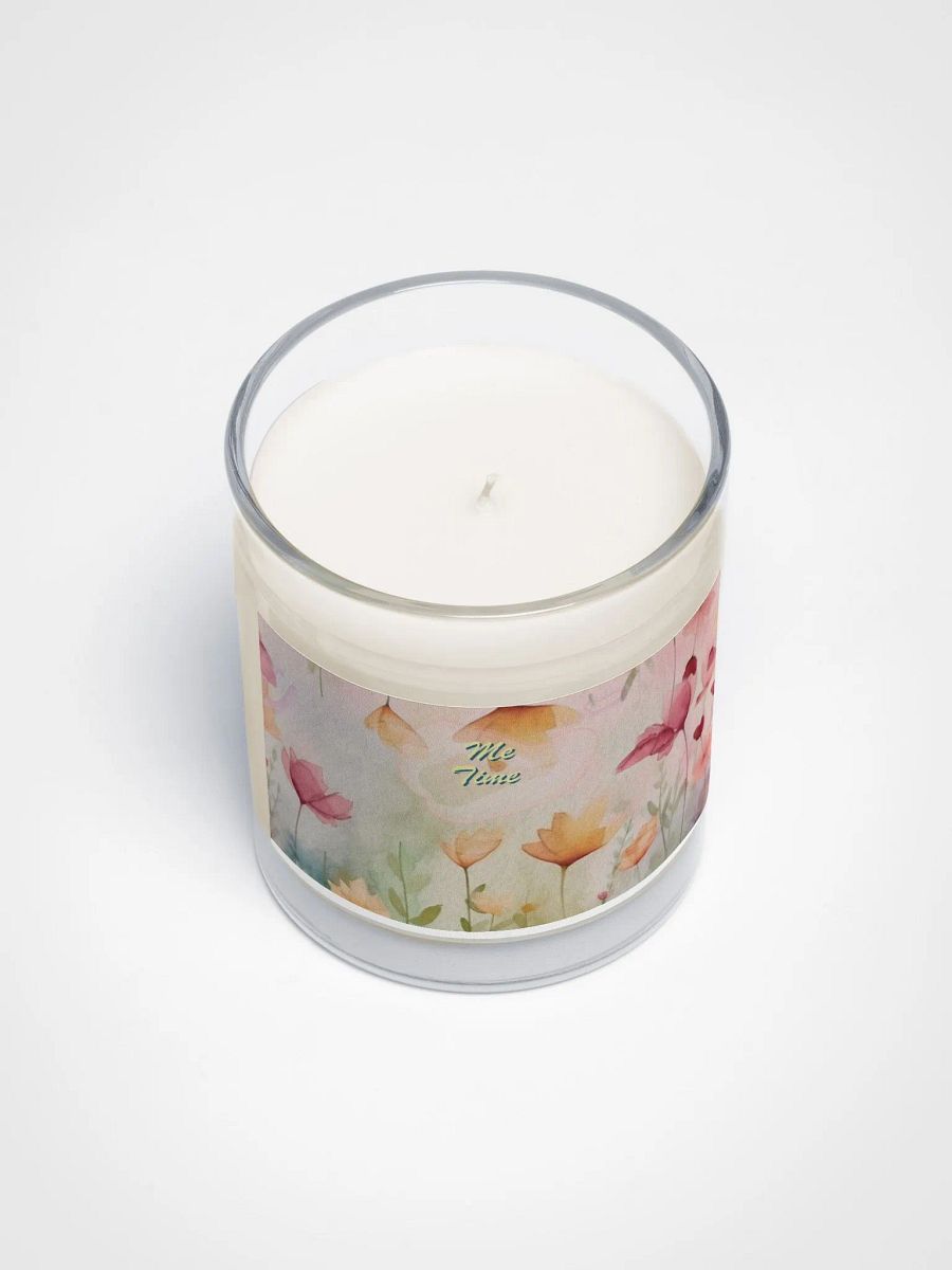 Me Time Floral Soy Wax Candle mothersday gift for wife mom daughter friend product image (3)