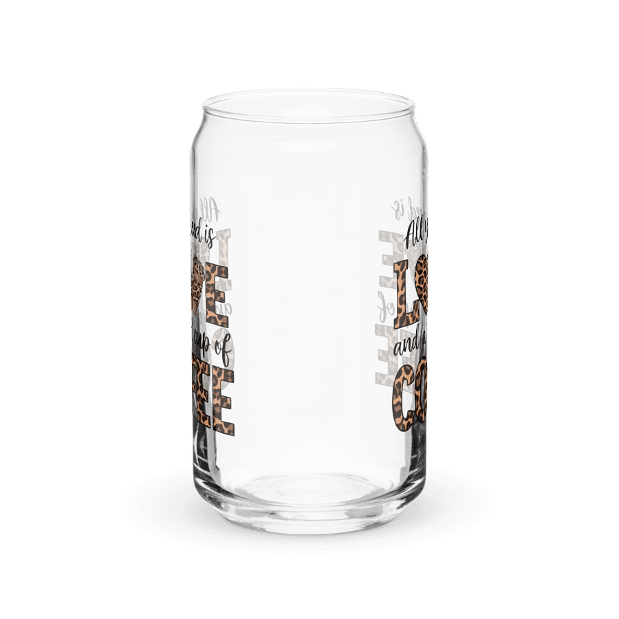 Leopard Love Coffee Can Glass product image (5)