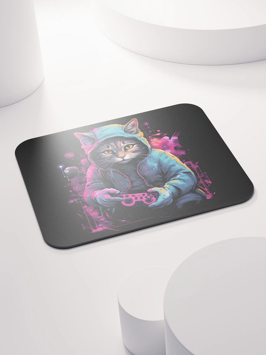 Whimsical Cat Gamer Mouse Pad product image (4)