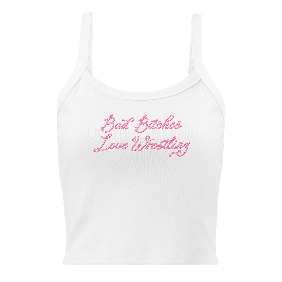 Limited Lasso Edition: Bad Bitches Love Wrestling Micro Rib Tank Top product image (9)