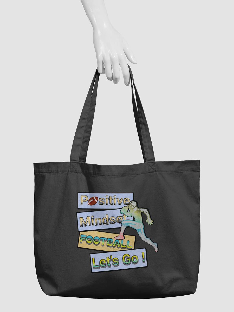Positive Mindset Football Tote product image (3)