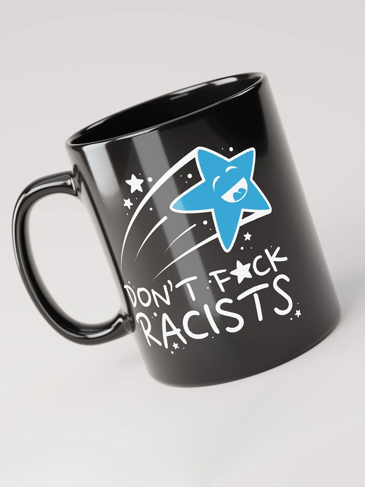 Don't F*CK Racists Mug - Blue product image (1)