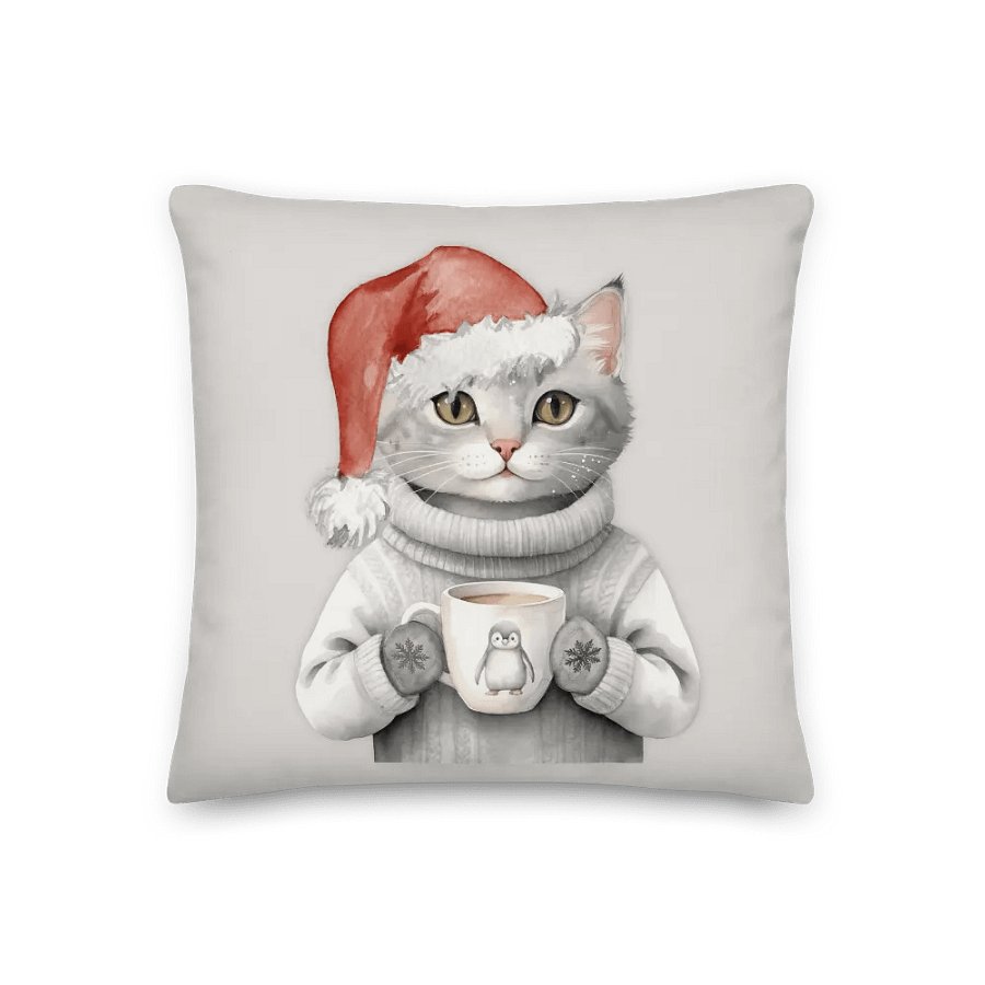 Santa Paws All-Over Print Pillow product image (3)