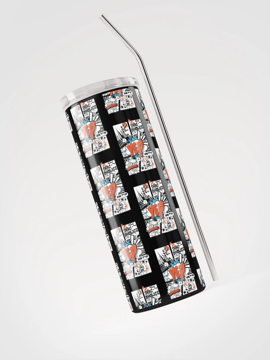 Shac-oholics Comic Blast Tumbler - Orange 