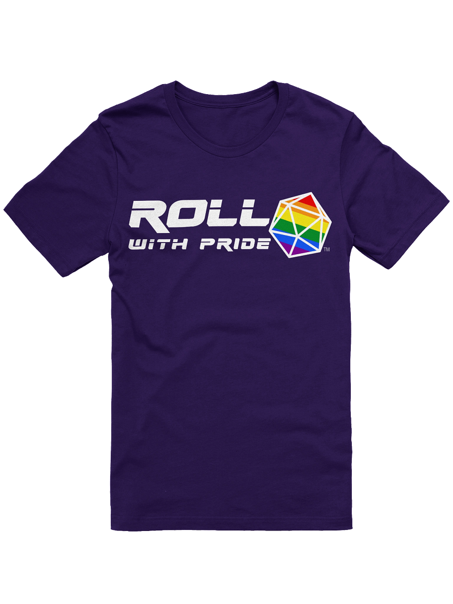 Roll With Pride T-shirt (white logo) product image (1)