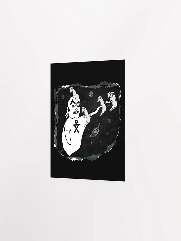 Space Birb (Black Print) product image (4)