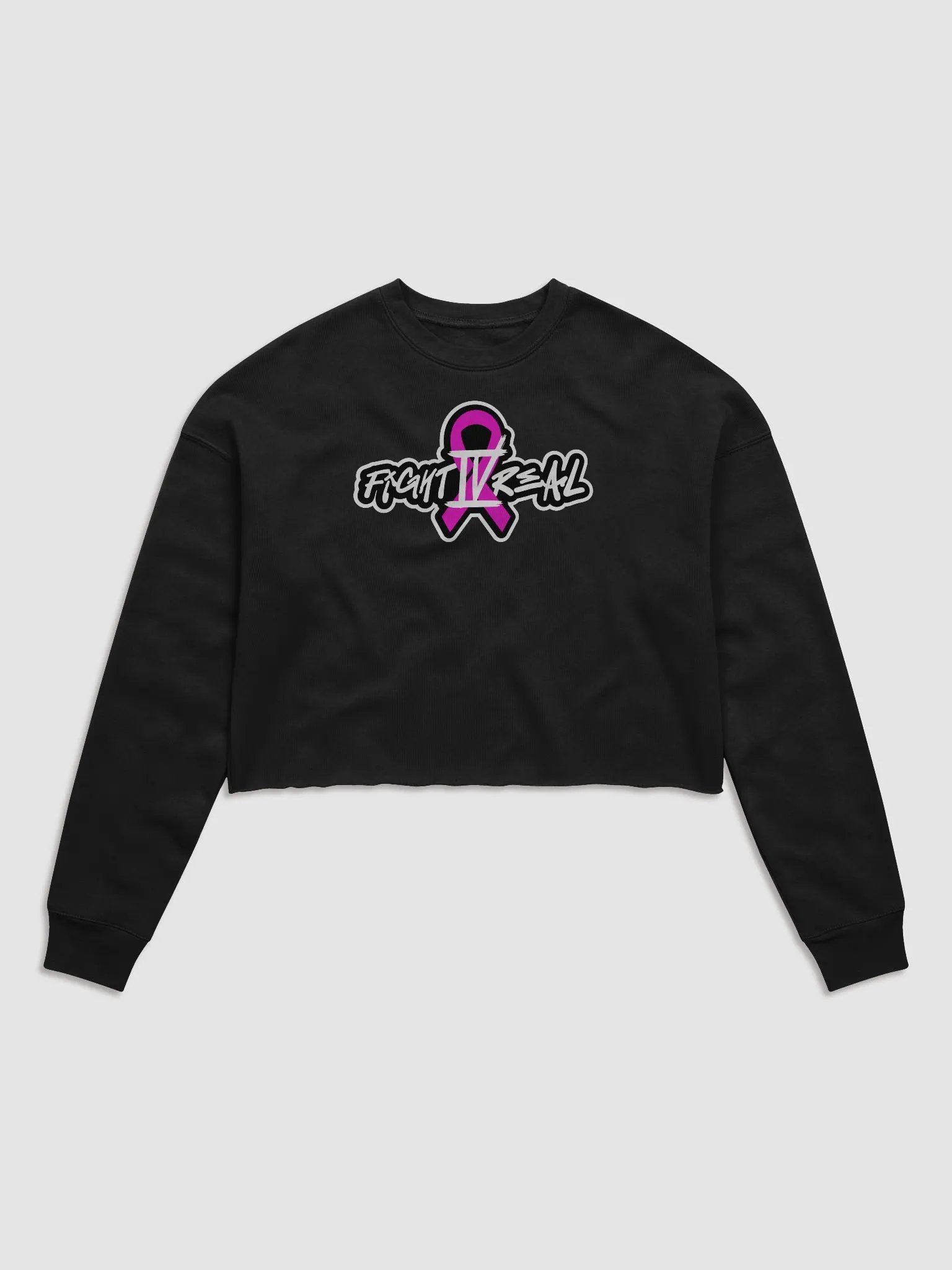 Breast Cancer Awareness Fleece Crop Sweatshirt product image (2)