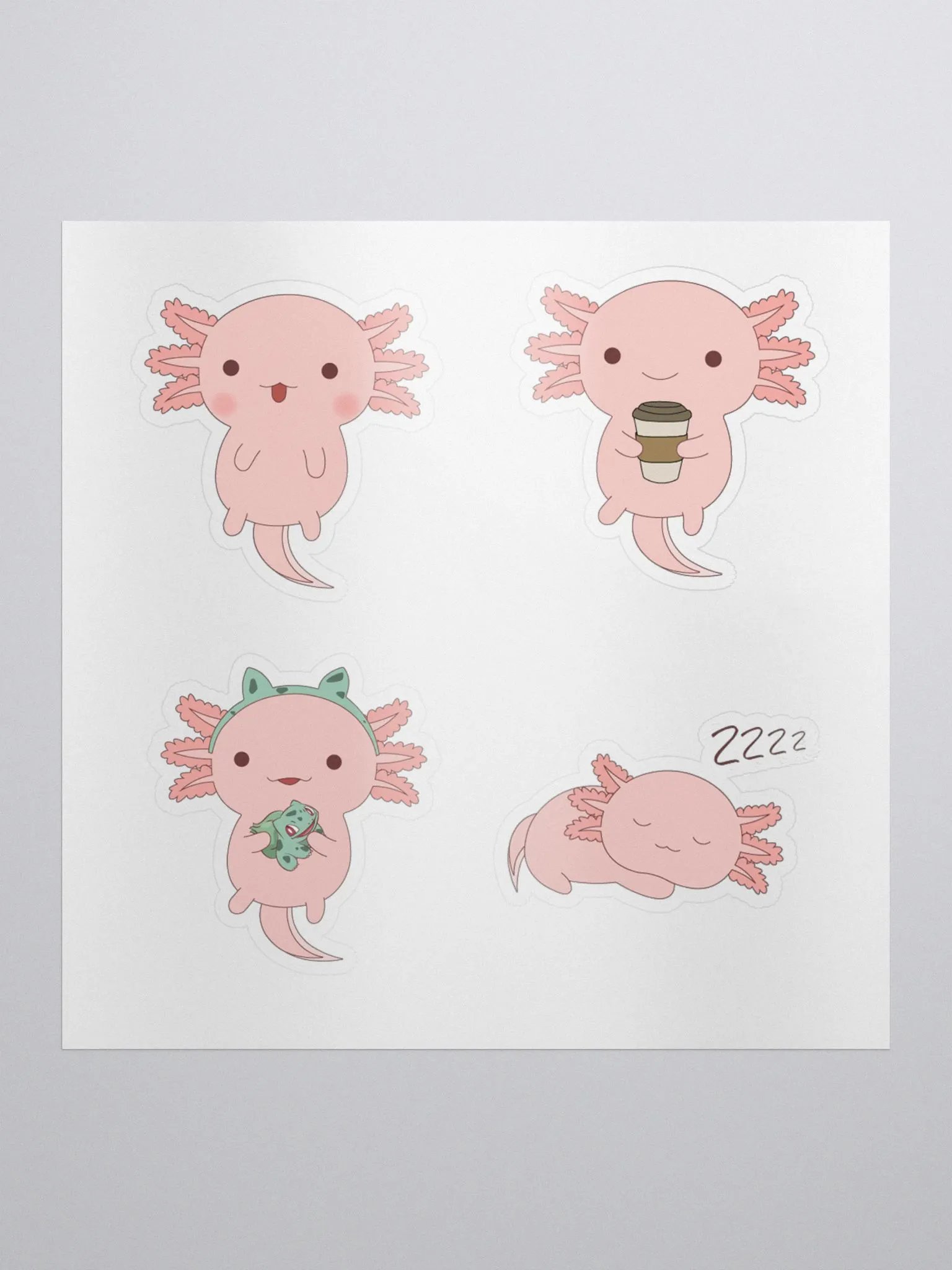 OG Axolotl Gang Stickers product image (1)