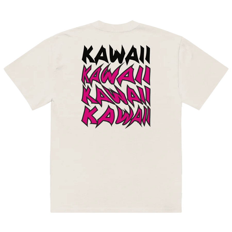 BUIII Kawaii Pink Variant: Premium Oversized T-Shirt product image (5)