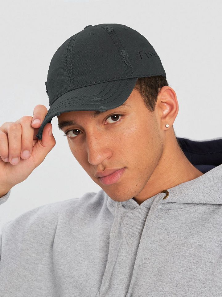 #FASS - Black Distressed Dad Cap product image (1)
