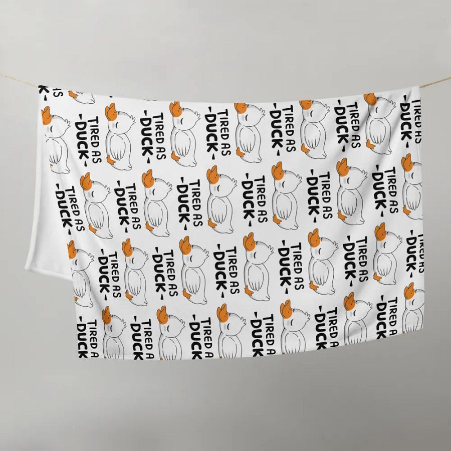 Tired As Duck Blanket product image (9)