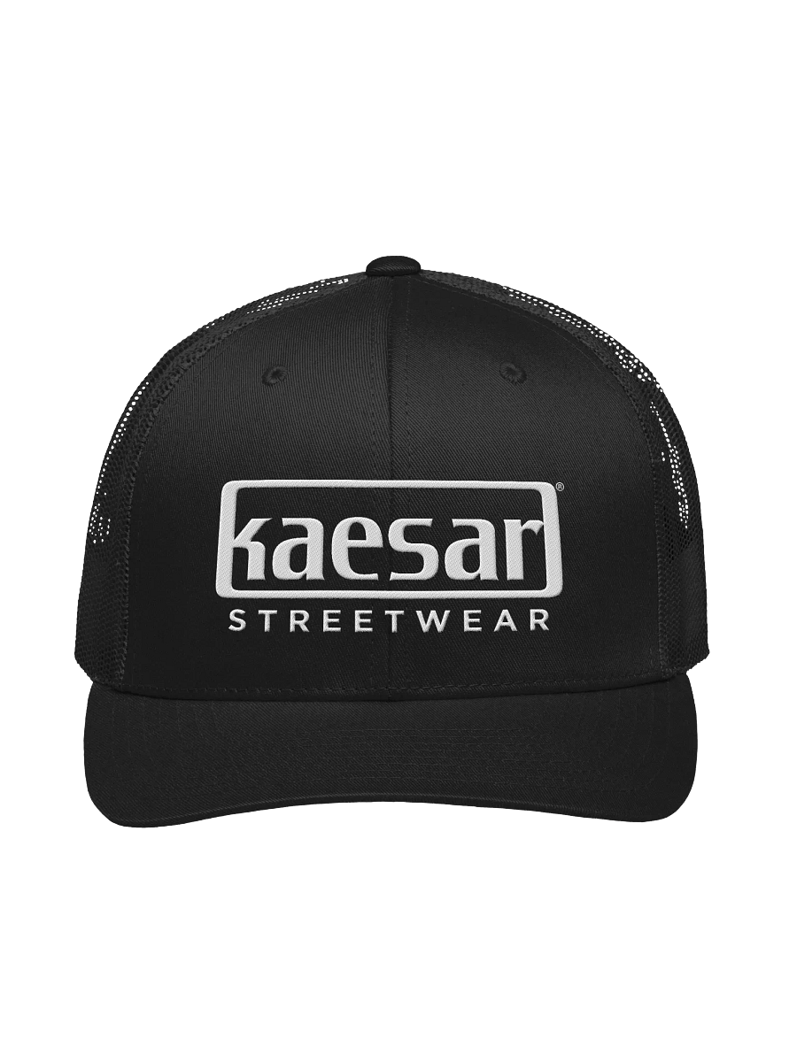 Retro Trucker Hat with White Embroidery. product image (1)