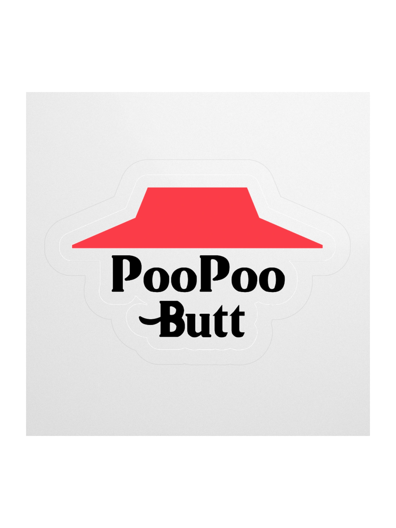 PooPoo Butt Sticker product image (3)