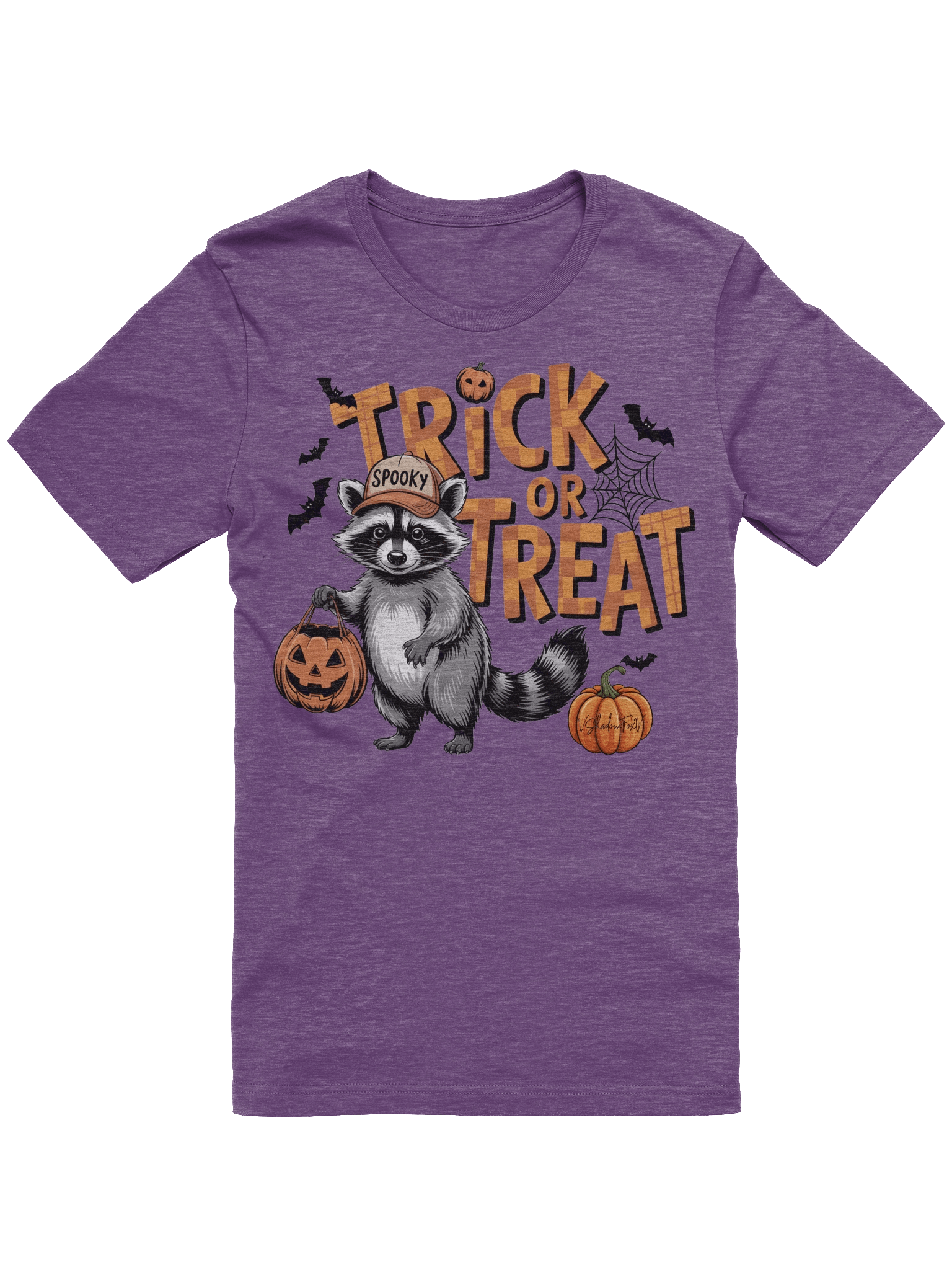 Raccoon Trick or Treat Unisex T-Shirt product image (1)