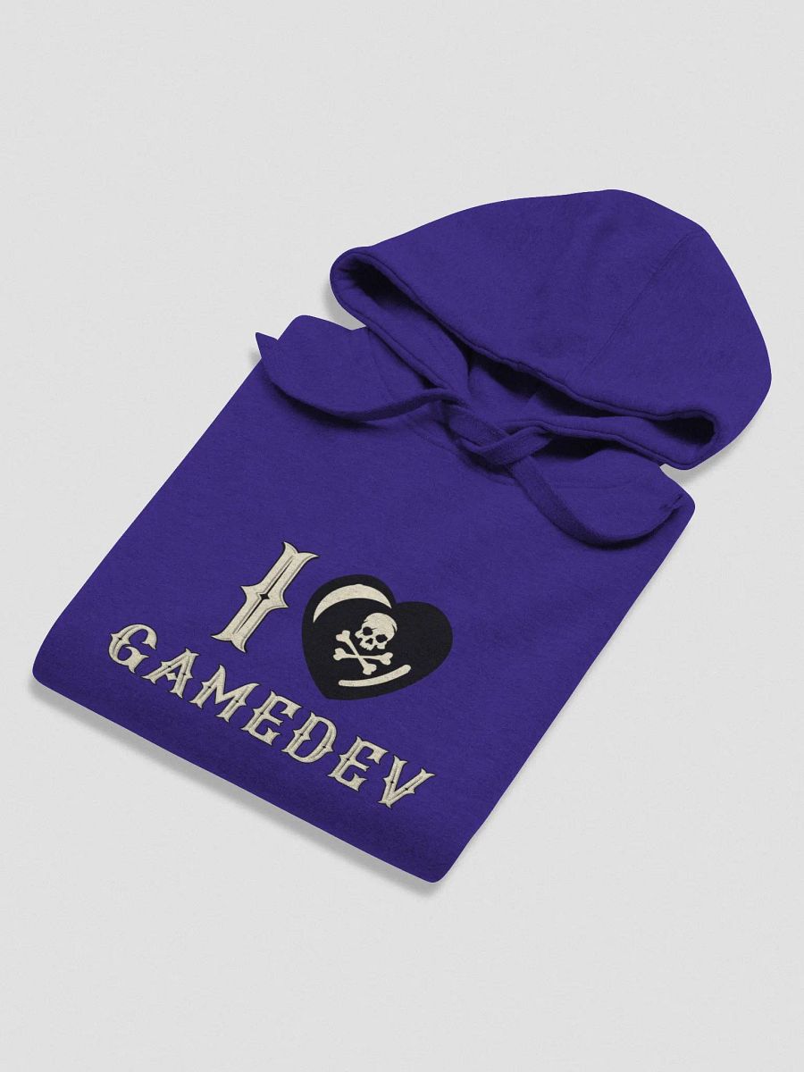 I Heart Gamedev Unisex Premium Cotton Hoodie product image (5)