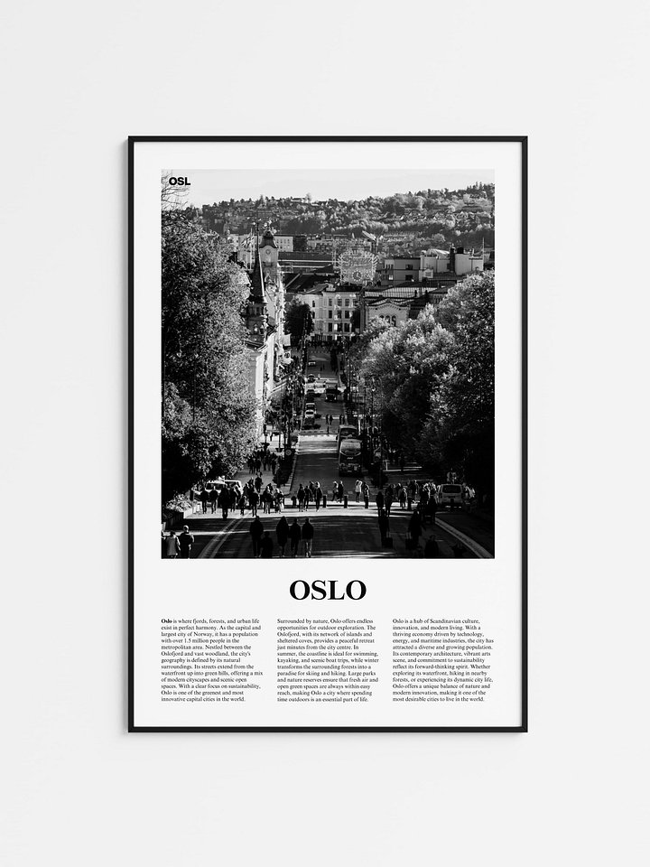 Oslo 02 Newspaper Poster product image (1)