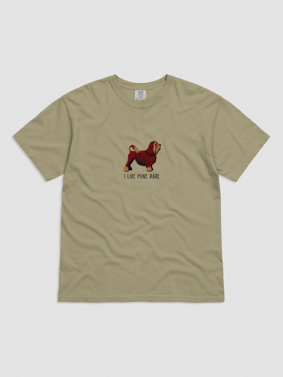 I Like Mine Rare T-Shirt(Embroidered) of a Lowchen(Chocolate) product image (11)