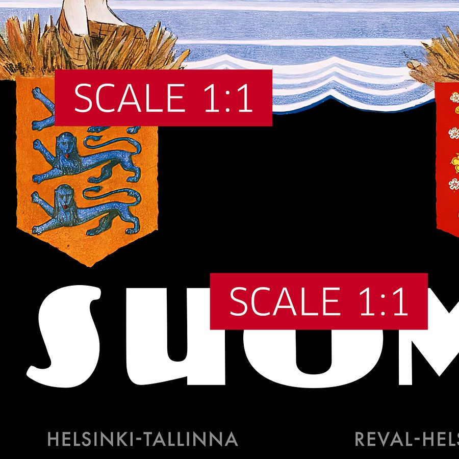 Estonia poster: Suomi. Finland - Estonia, 1920 — retro vintage travel poster, retro travel art, retro travel wall art product image (5)