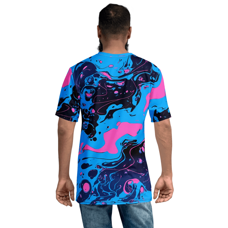 Vibrant Marbled Men's T-Shirt product image (7)
