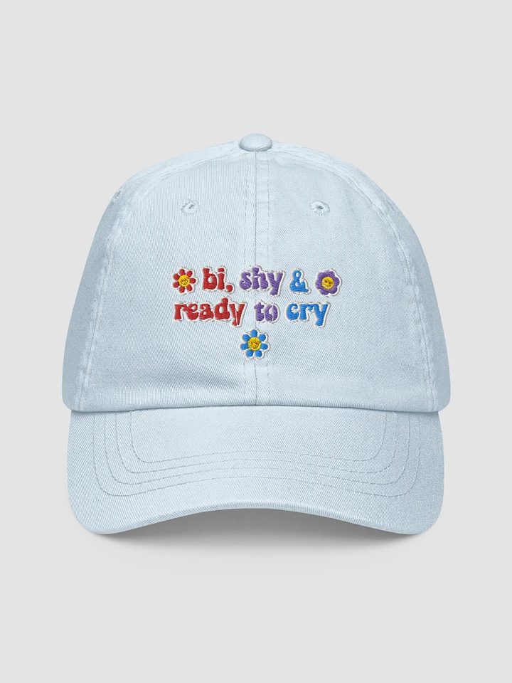 bi, shy, ready to cry - baseball hat product image (1)