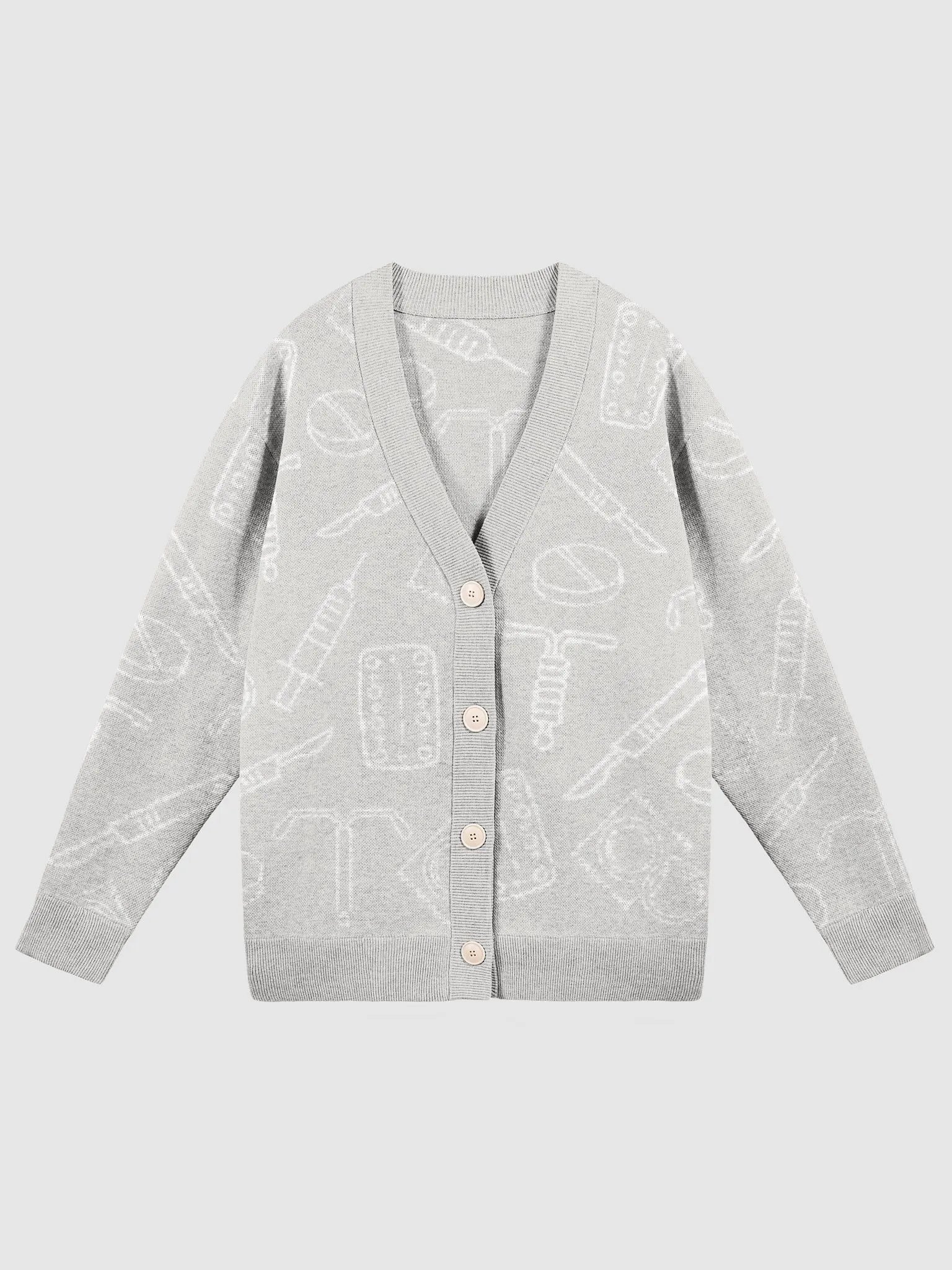 birth control icons (light grey cardigan) product image (1)