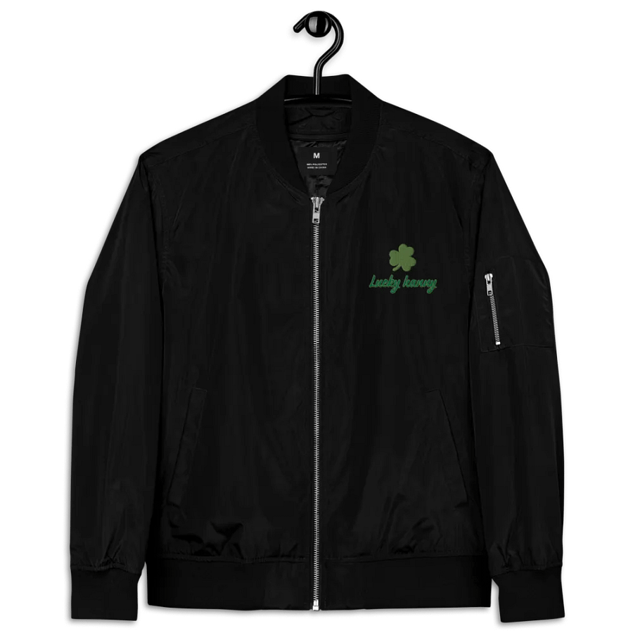 Lucky Hanny Four-Leaf Clover Bomber Jacket product image (4)