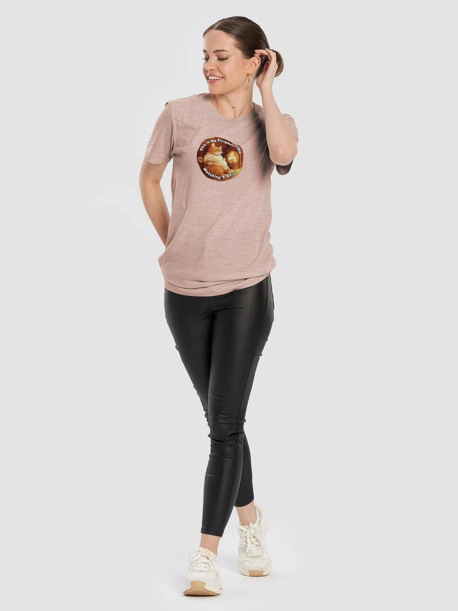 Cozy Cat - This is my Fireplace Video Watching T-Shirt | Tee product image (5)