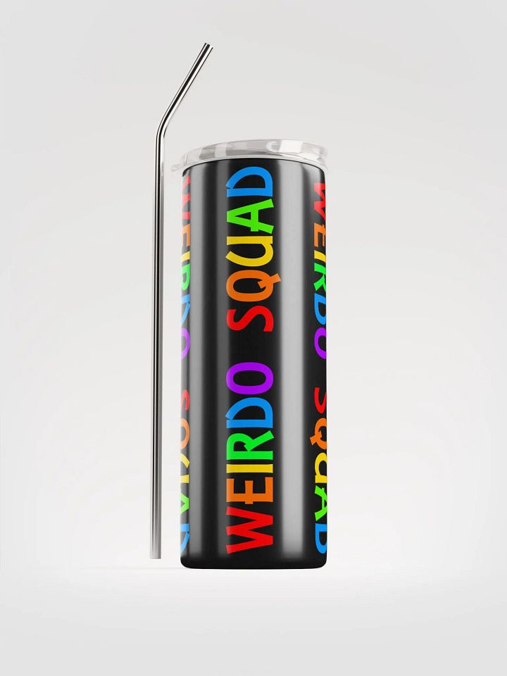 Weirdo Squad Rainbow - Stainless Steel Tumbler w/ Straw product image (2)