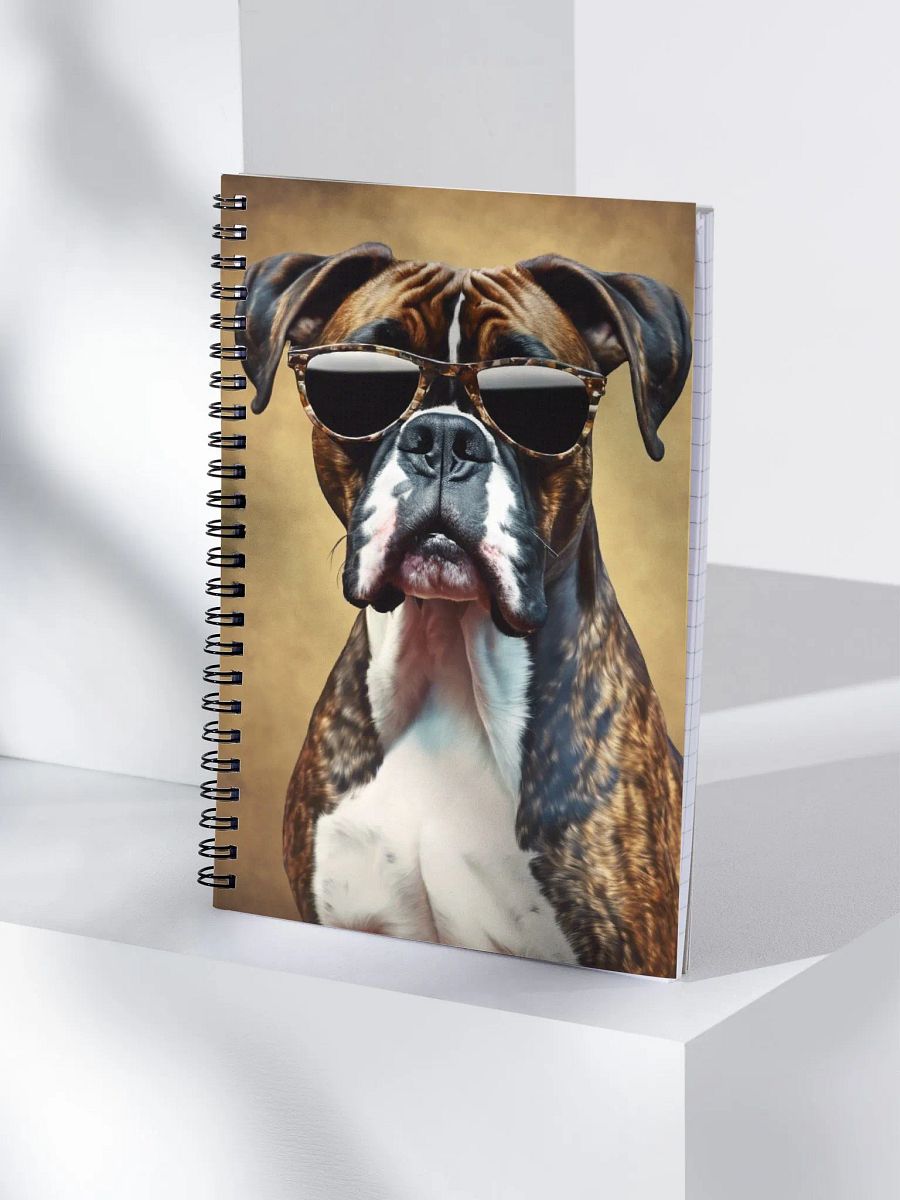Cool Brindle Boxer Dog Notebook product image (4)