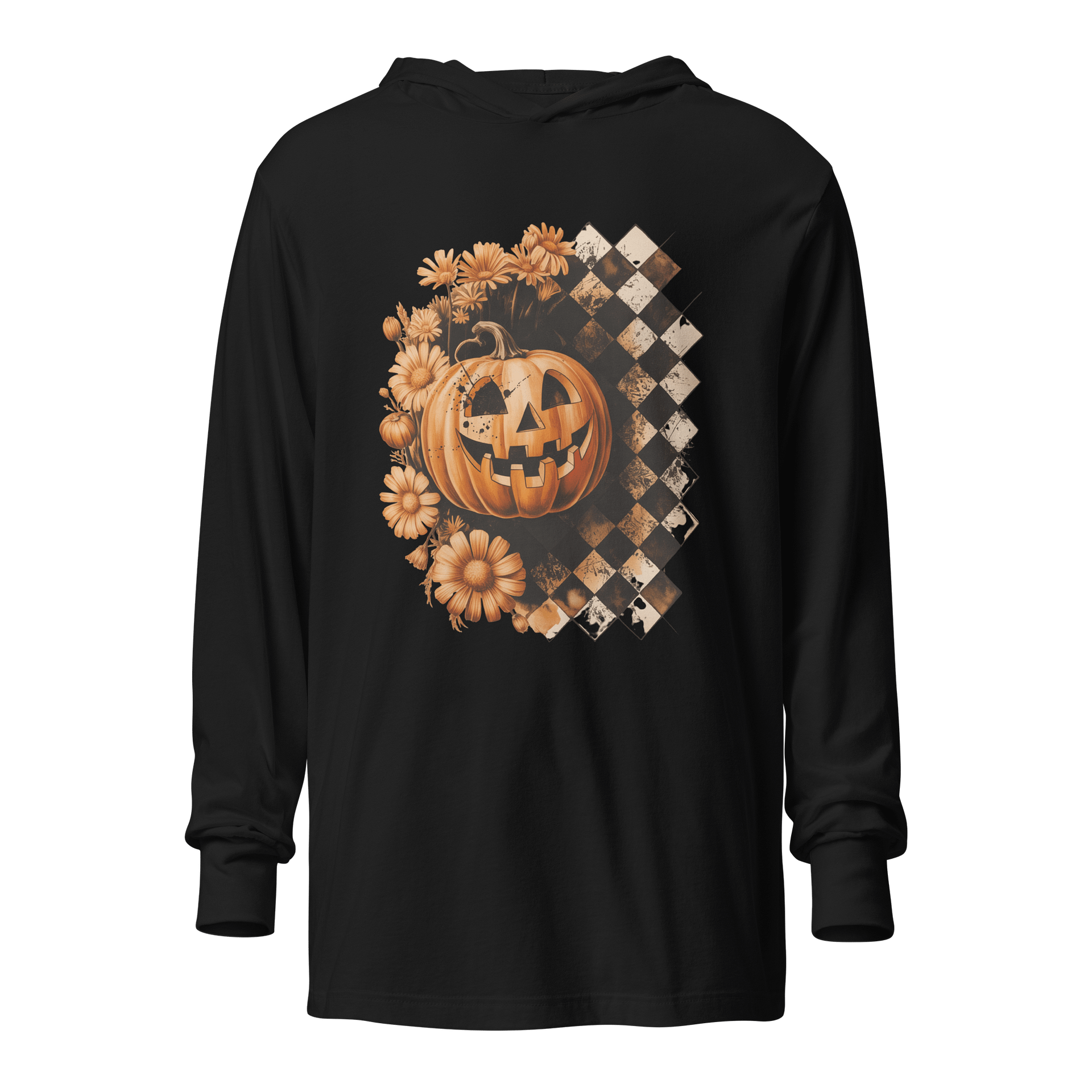 Floral Fall Pumpkin Halloween Hoodie product image (1)