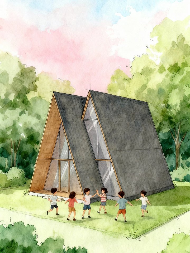 TWINSPIRE A-FRAME RESIDENCE product image (1)