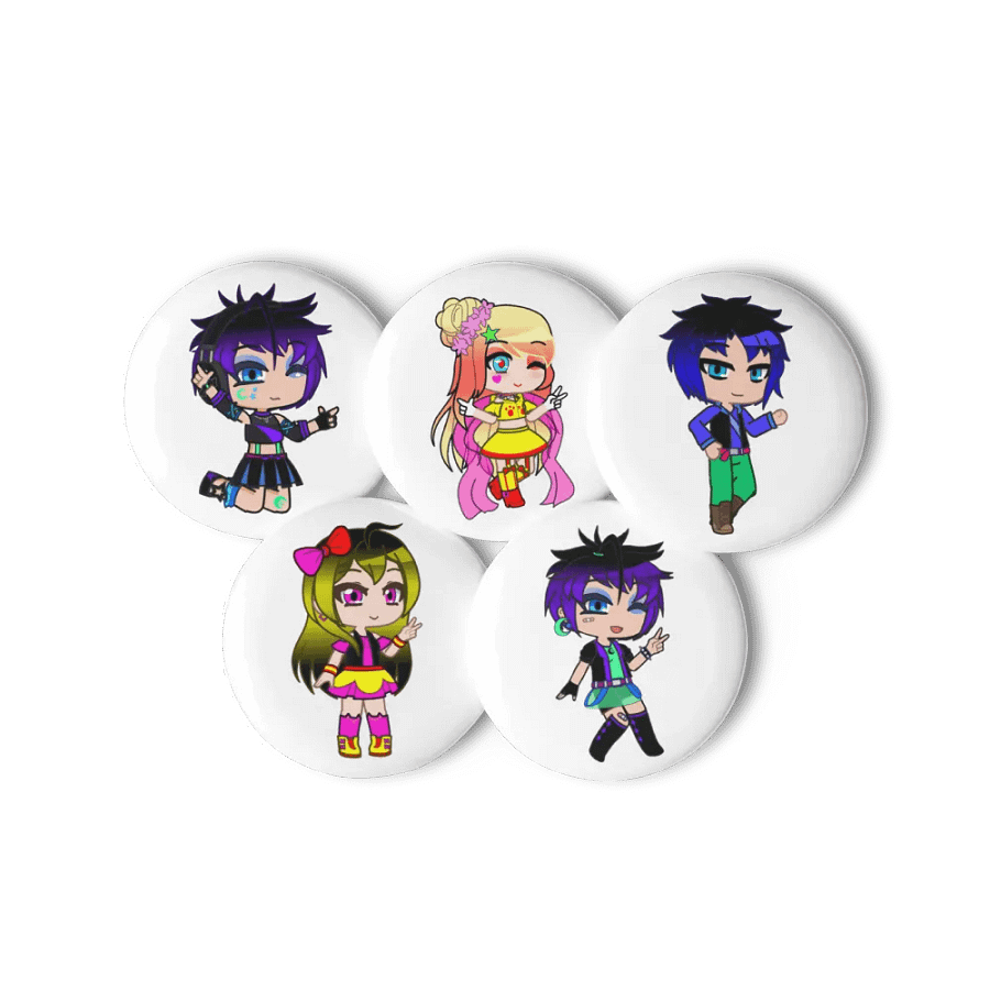 The Midnight Rockers button set 1 product image (11)