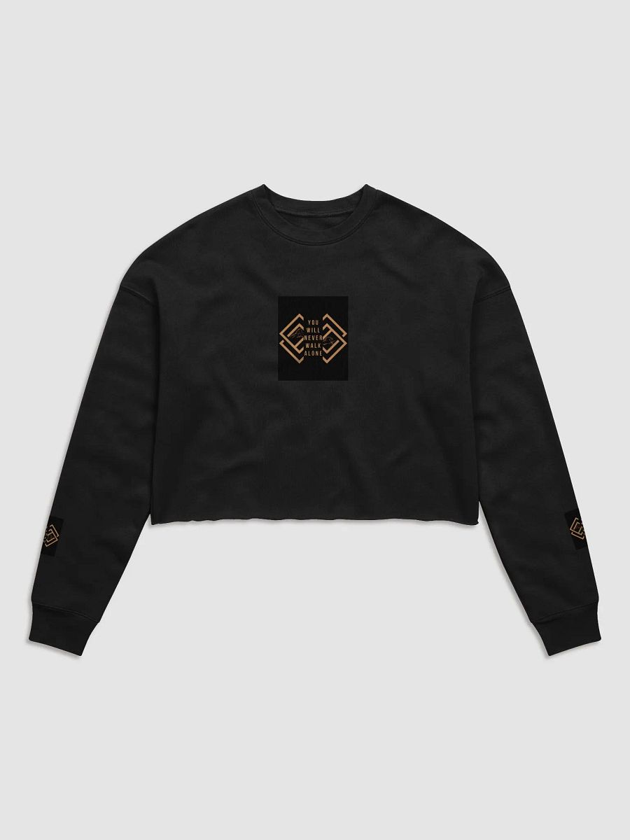 You Will Never Walk Alone Women's Fleece Crop Sweatshirt – Strength in Style product image (3)