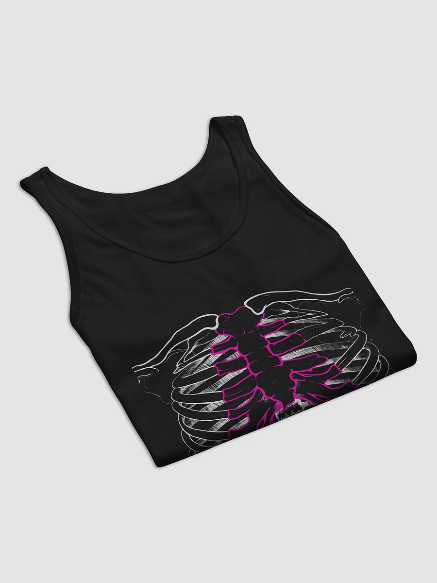 Pink Rib Vest - Black (Unisex) product image (5)