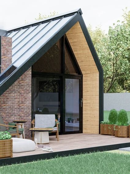 A Frame House 010 - Drawings\Blueprints CAD + PDF + 3D Model product image (4)