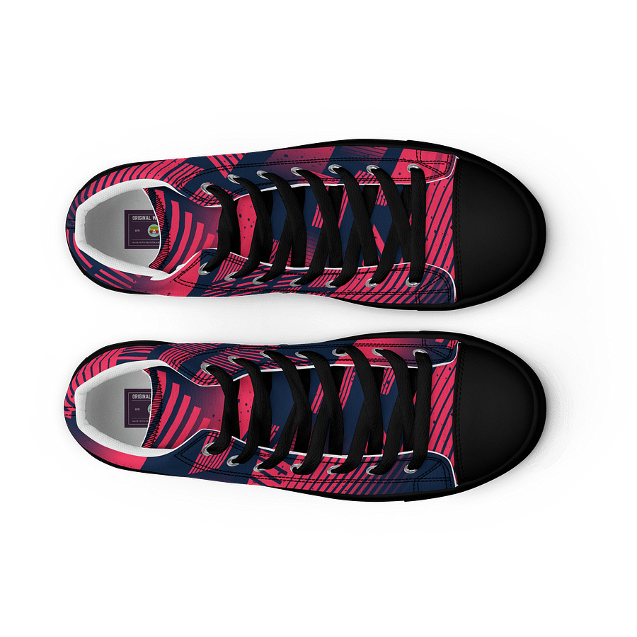 Red Stripes | Men's High Top Sneaker product image (10)