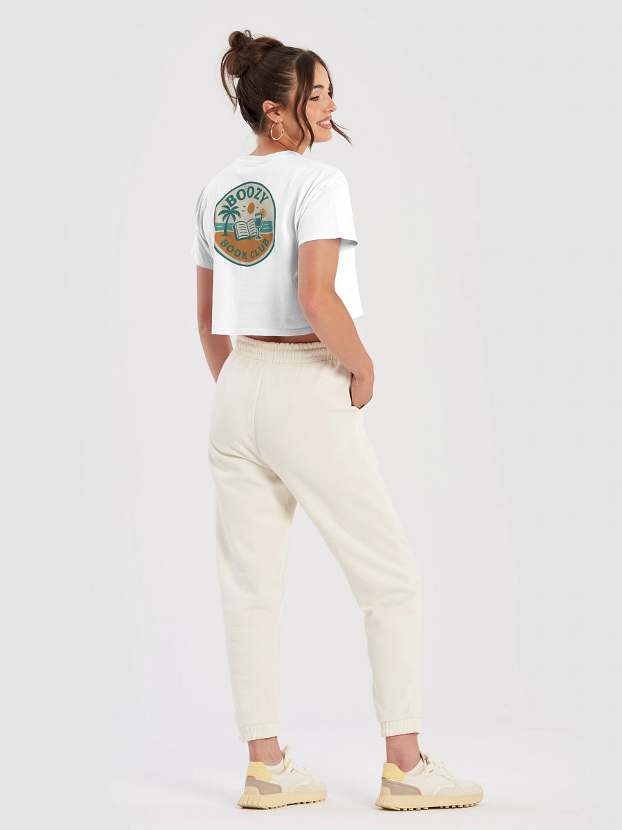 Boozy Book Club Beach Day Crop Top product image (24)