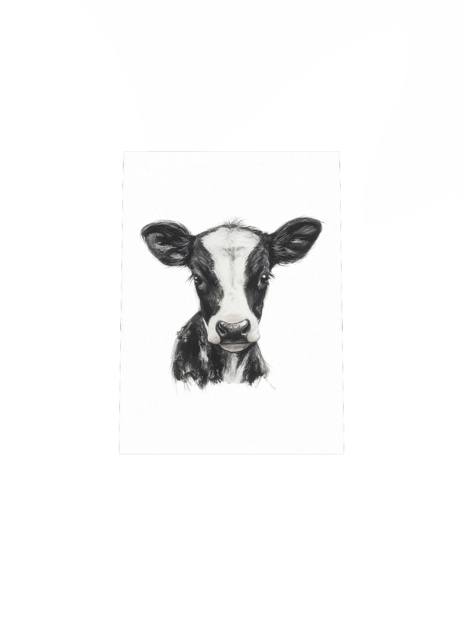 Cute Holstein Cow, Country Nursery Print product image (5)