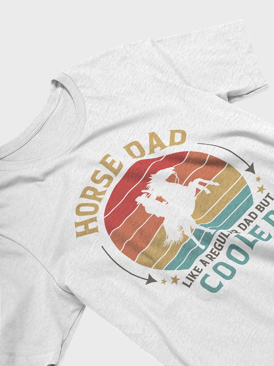 "Horse dad" t-shirt (light background) product image (4)
