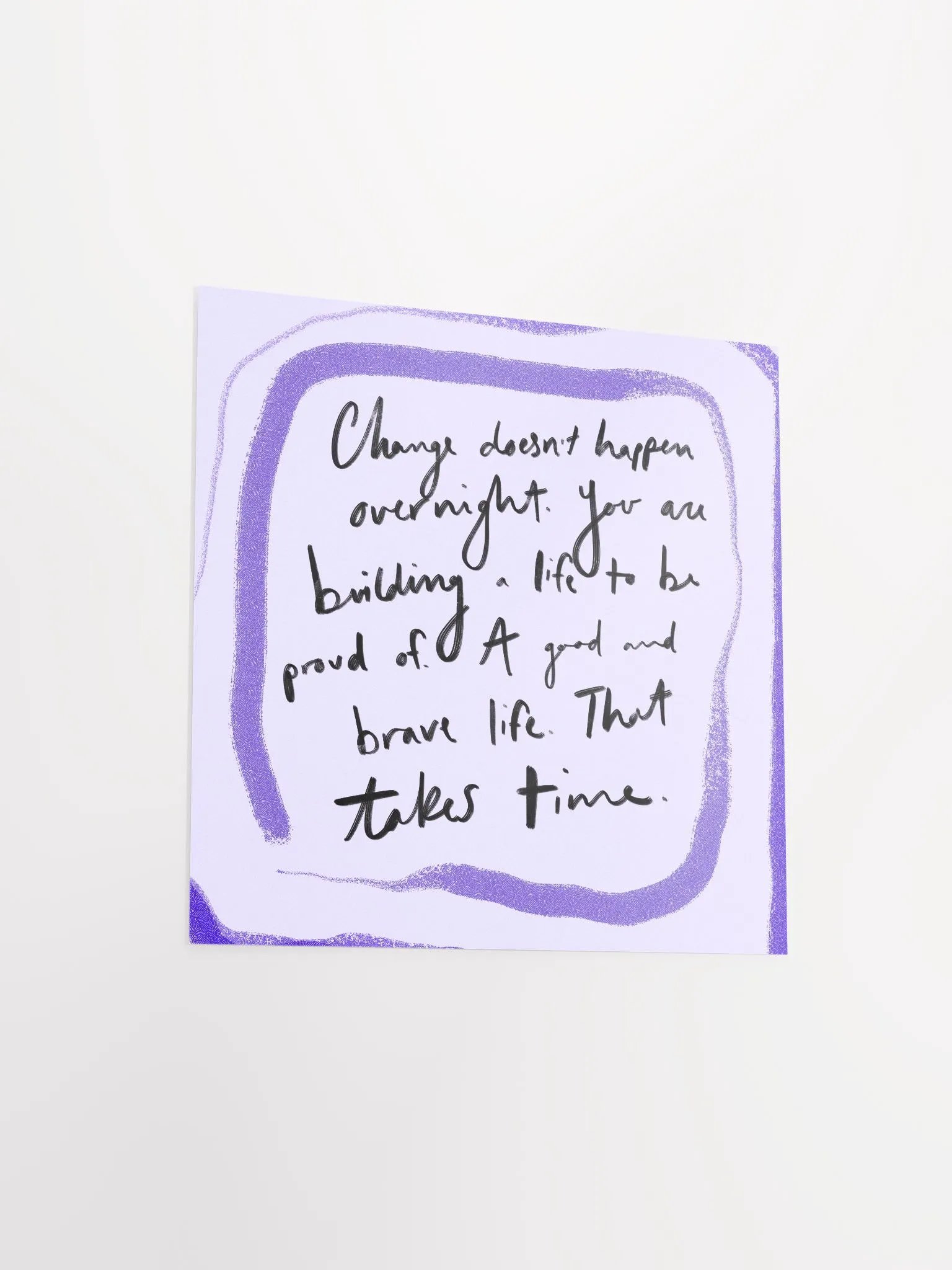 Change Takes Time Art Print product image (12)