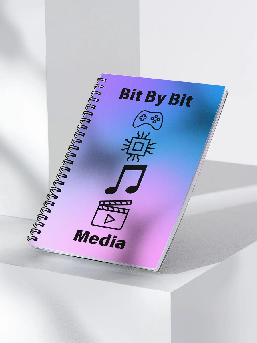 Bit By Bit Media Retro Color Scheme Spiral Notebook product image (3)