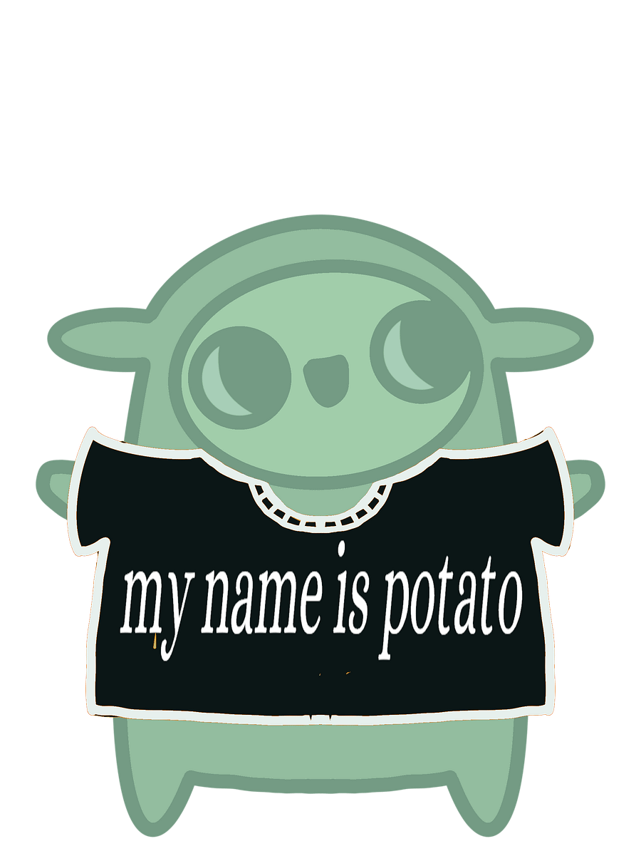 Shareable Wearable - My Name is Potato shirt product image (1)